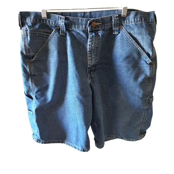 Lee Men's Vintage Blue Denim Shorts Size 38 Dad Jeans Shorts 90s - Picture 1 of 6